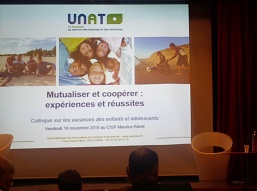 Colloque UNAT Colonies de Vacances