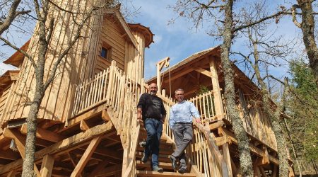 Les cabanes Châteaux de Peydebe